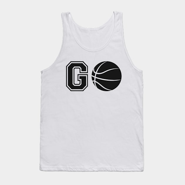 Go Basketball Tank Top by KC Happy Shop